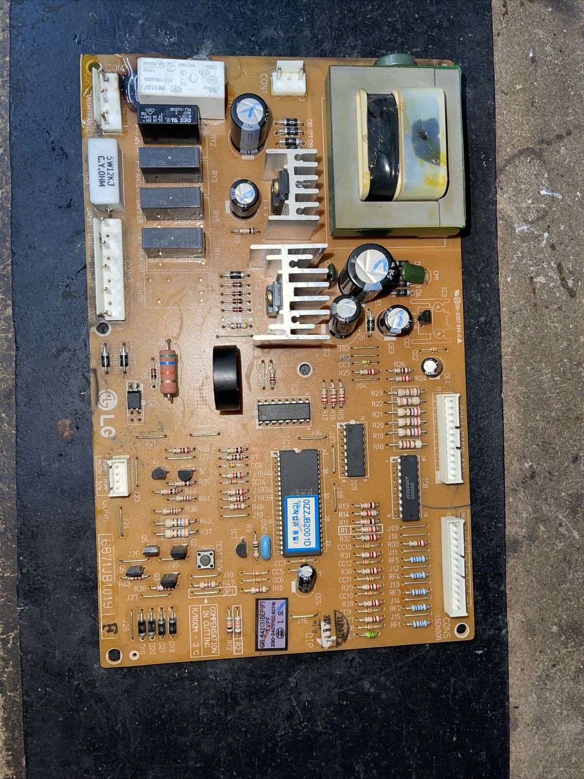 RIPARAZIONE SCHEDA FRIGORIFERO LG GR-602BEP /6871JB1019