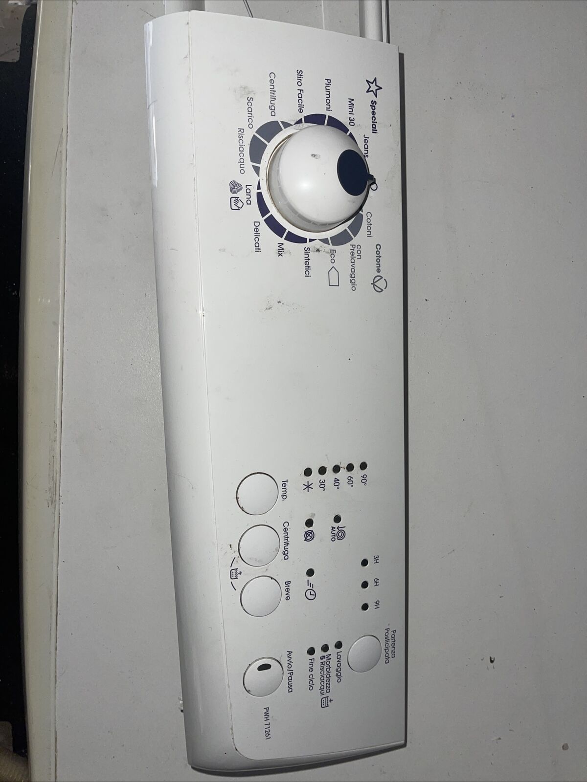 SCHEDA MODULO PANNELLO COMANDI PER LAVATRICE LAVASCIUGA ZOPPAS REX ELECTROLUX PWH 71261 USATO