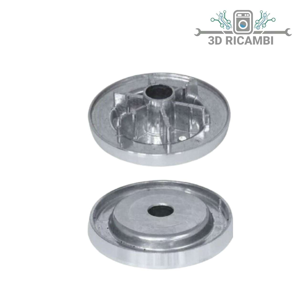 BRUCIATORE MEDIO CON CORONA S4717 E PIATTELLO S4720 B3608 PER PIANO COTTURA CUCINA ARDO BOMPANI ARISTON INDESIT MERLONI