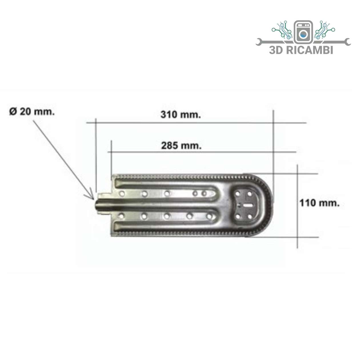 BRUCIATORE PER CUCINE E FORNI A GAS SOVRANA A5401
