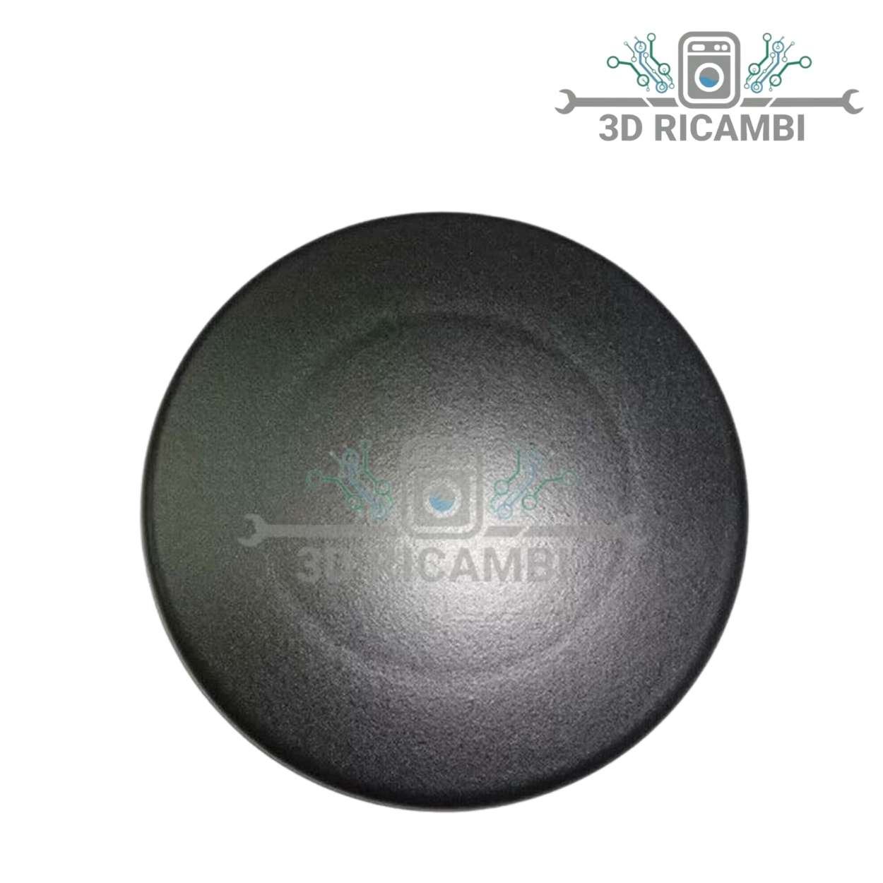 CAPPELLOTTO PIATTELLO GRANDE NERO LUCIDO 100 Mm S0235 PER  PIANO COTTURA ARISTON INDESIT