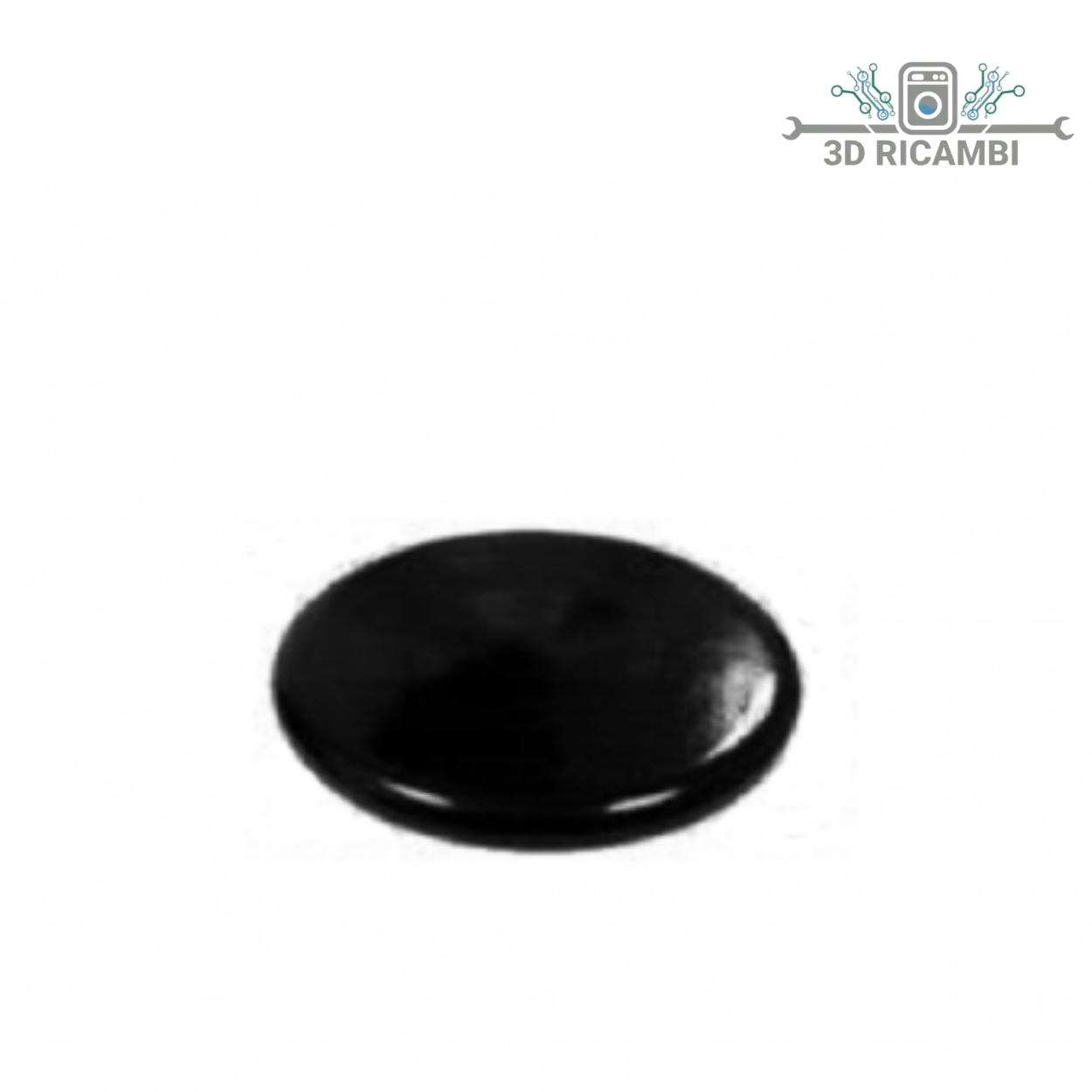 CAPPELLOTTO PIATTELLO PICCOLO NERO LUCIDO 55 Mm PER PIANO COTTURA  ARISTON INDESIT S0237