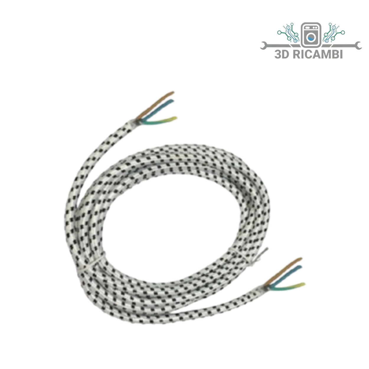 CAVO QUADRIPOLARE SENZA FASTON 2MT STIRELLA 49DM017