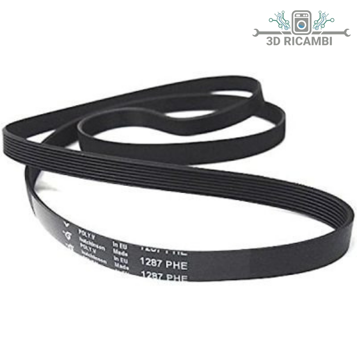 CINGHIA 1287 H8 IN  POLIURETANO PER  LAVATRICE WHIRPOOL IGNIS ZANUSSI  D062246