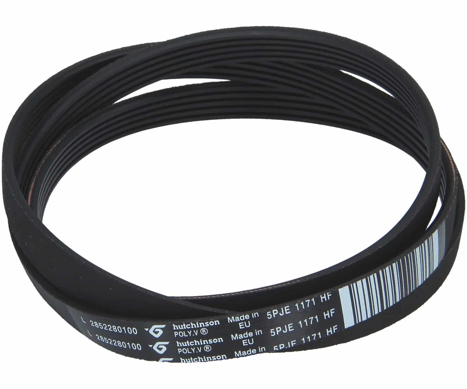 CINGHIA ORIGINALE PER LAVATRICE ARISTON INDESIT WHIRPOOL IGNIS  HUTCHINSON 1204 H8 EL D062122