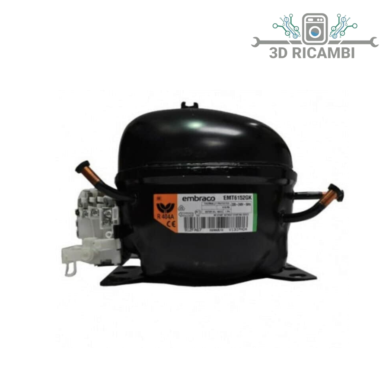 COMPRESSORE MOTORE FRIGORIFERO ASPERA  EMT45HDR CC.15 R134 HBP