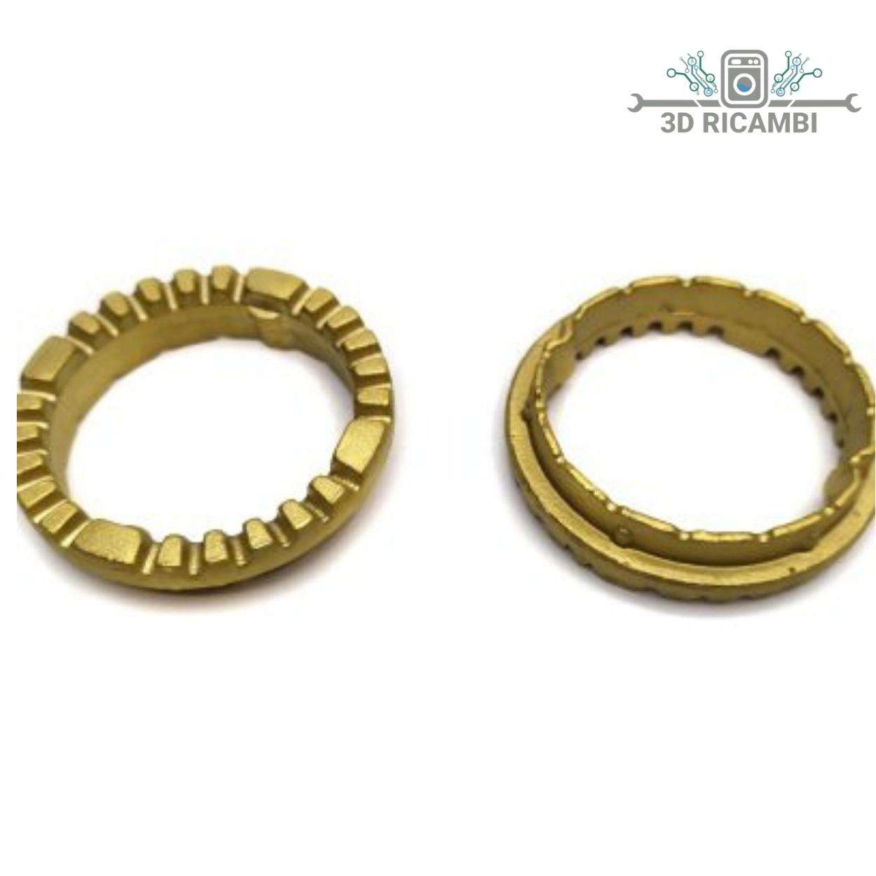 CORONCINA IN OTTONE  PER PIANO COTTURA ARISTON DIAMETRO SUPERIORE 60mm Inferiore 53mm C00027172