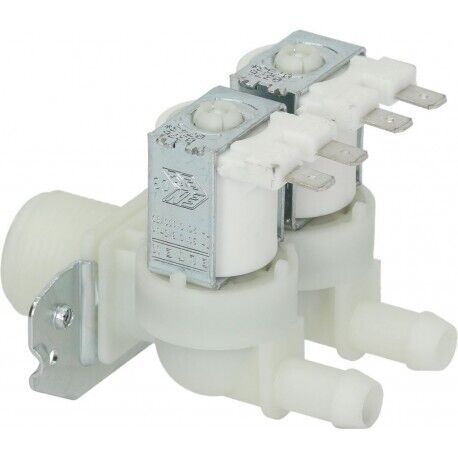 ELETTROVALVOLA PER LAVATRICE UNIVERSALE 2 VIE 180 GRADI ELTEK D120110