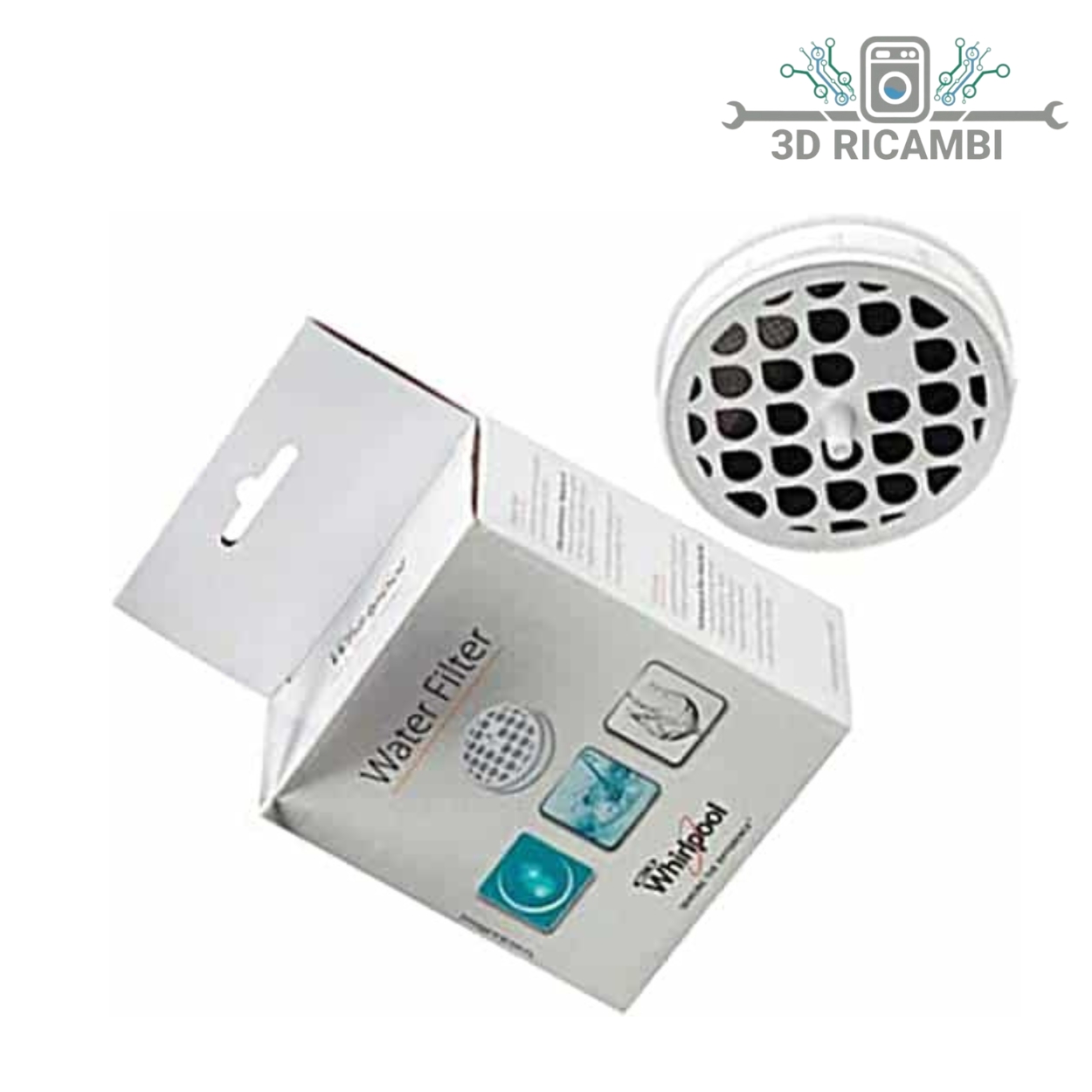 FILTRO CARTUCCIA  DEPURATORE ACQUA PER FRIGORIFERO WHIRPOOL IGNIS  481010764471