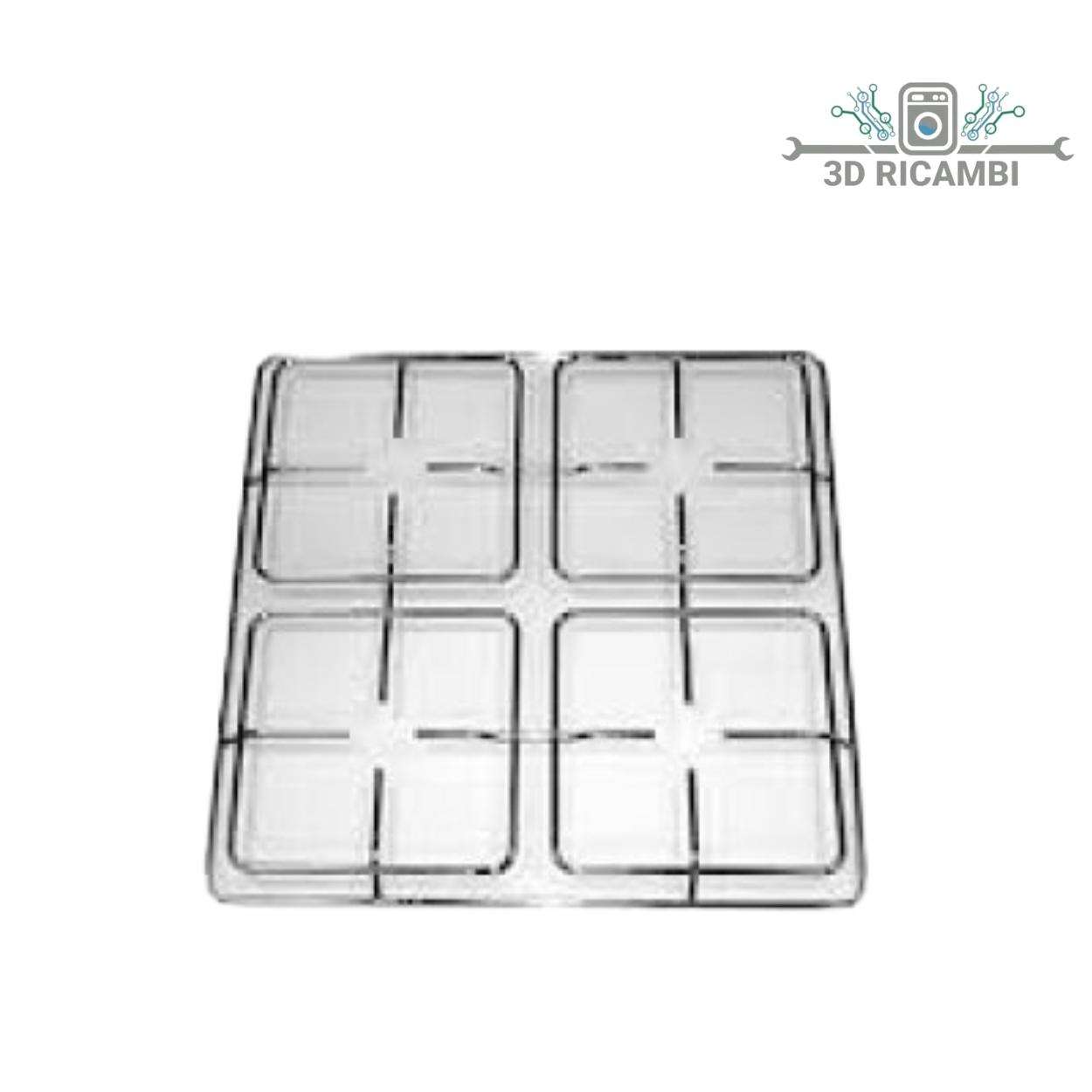 GRIGLIA FILO PIANO COTTURA SALVARANI A 4 FUOCHI 469✖️458 F4601