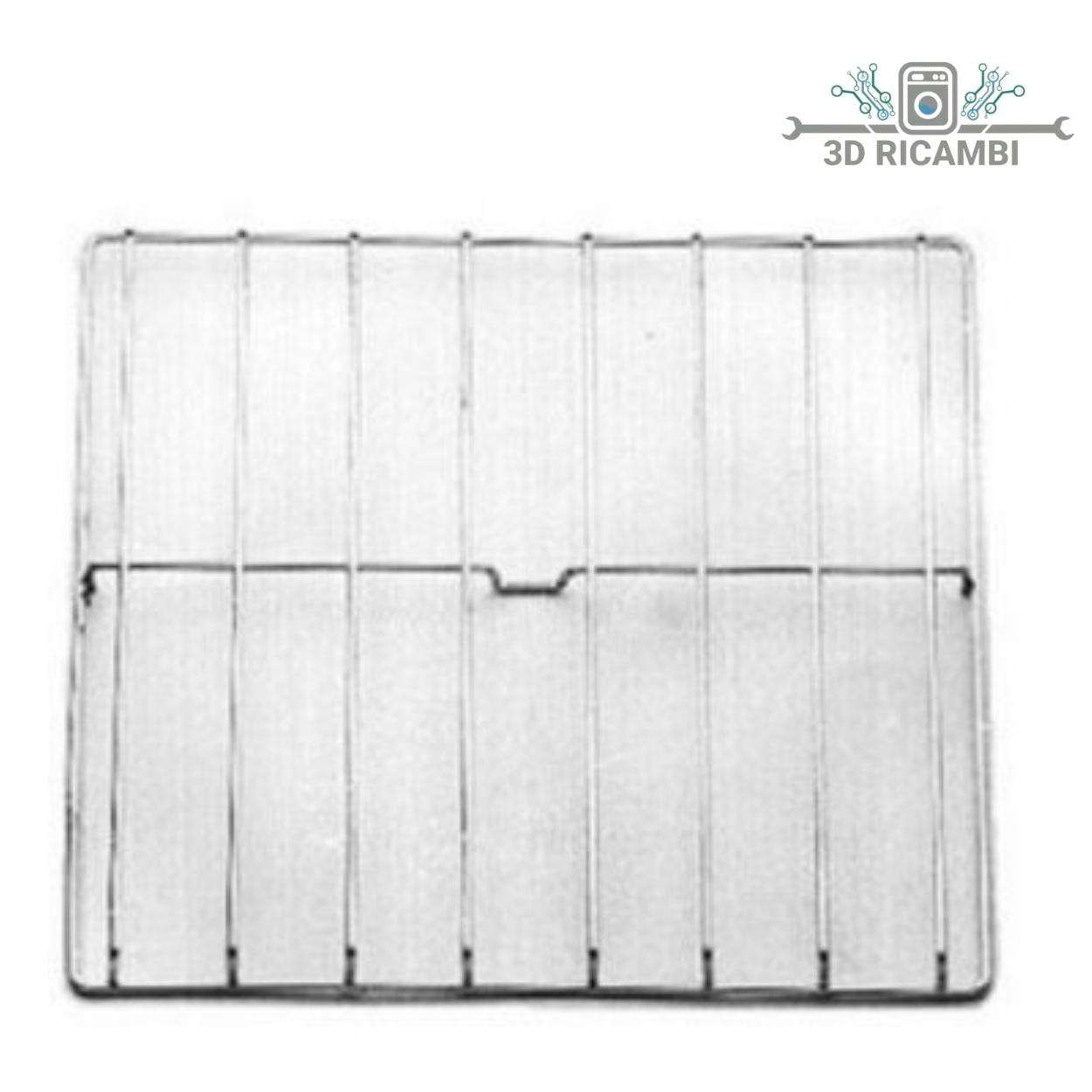 GRIGLIA IN FILO CROMATO ED ACCIAIO INOX  PER PIANO COTTURA SMEG A 4 FUOCHI 424✖️275  F5301