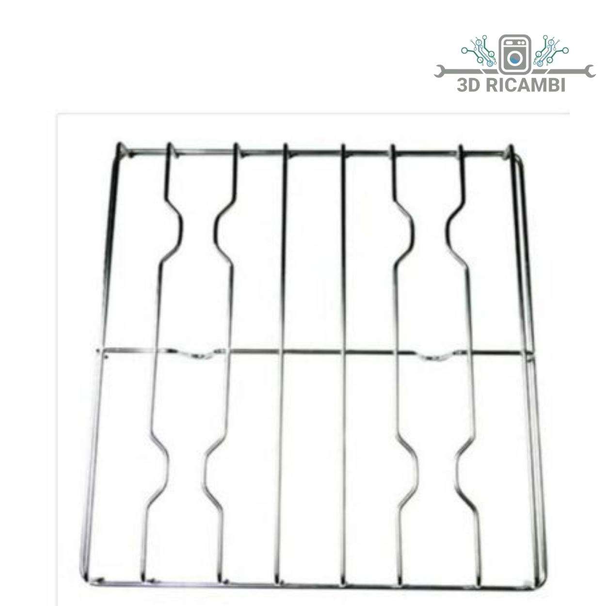 GRIGLIA IN FILO CROMATO PER PIANO COTTURA SMEG  A 4 FUOCHI 448✖️478 F5307