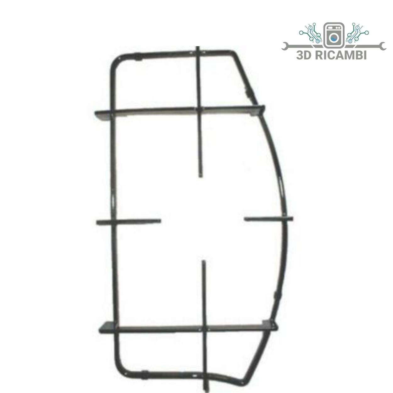 GRIGLIA IN FILO PER PIANO COTTURA  ARISTON INDESIT A 1 FUOCO SINISTRA 387✖️202 P0278