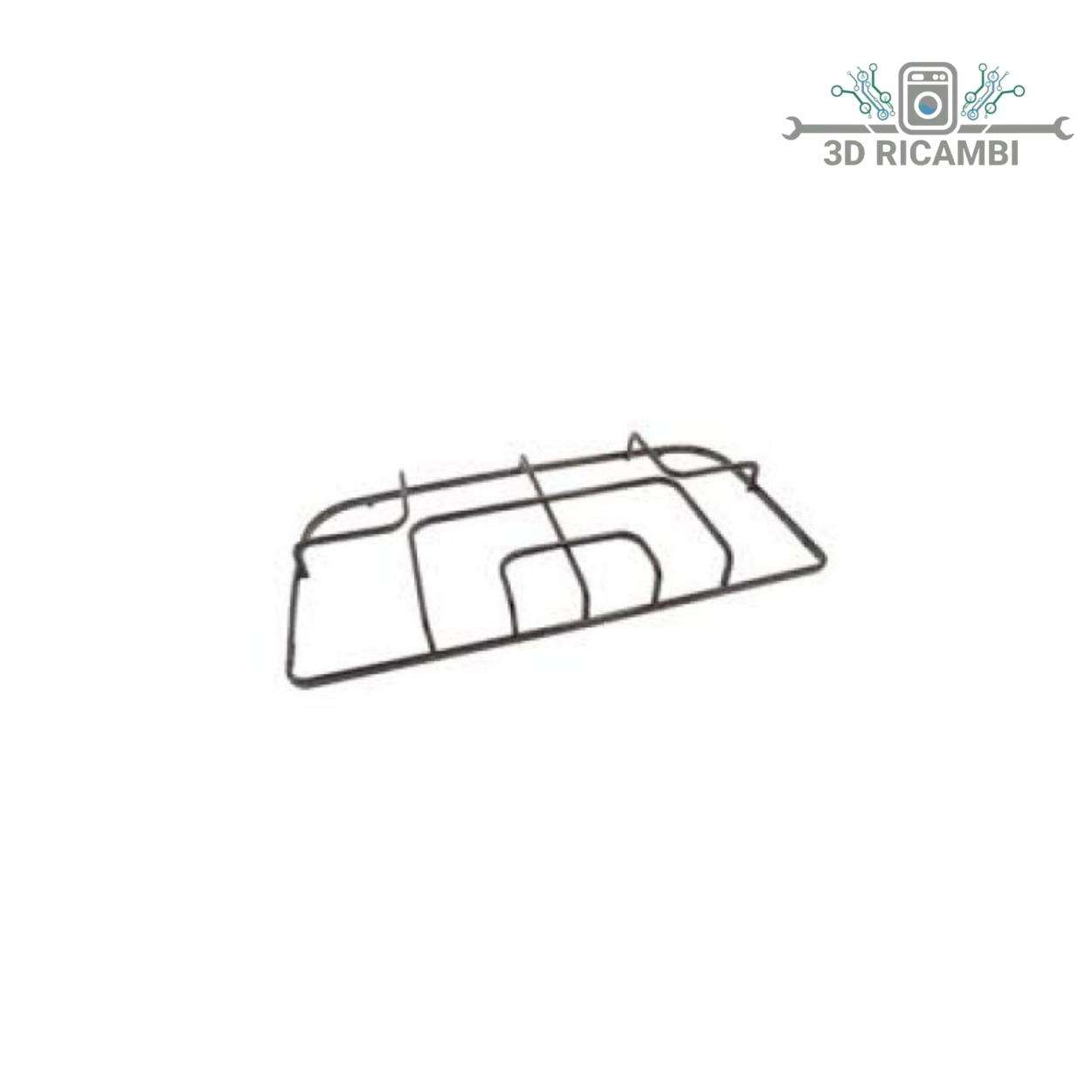 GRIGLIA IN FILO PER PIANO COTTURA ARISTON INDESIT A 2 FUOCHI 450✖️220  P0290