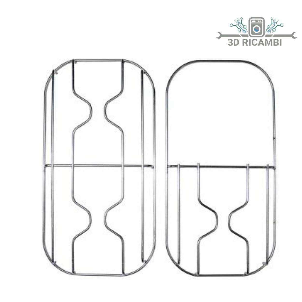 GRIGLIA IN FILO PER PIANO COTTURA ILVE A 2 FUOCHI F2609