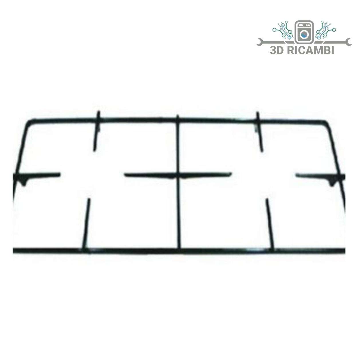 GRIGLIA IN FILO PER PIANO COTTURA INDESIT ARISTON A 2 FUOCHI  487✖️235  P0259