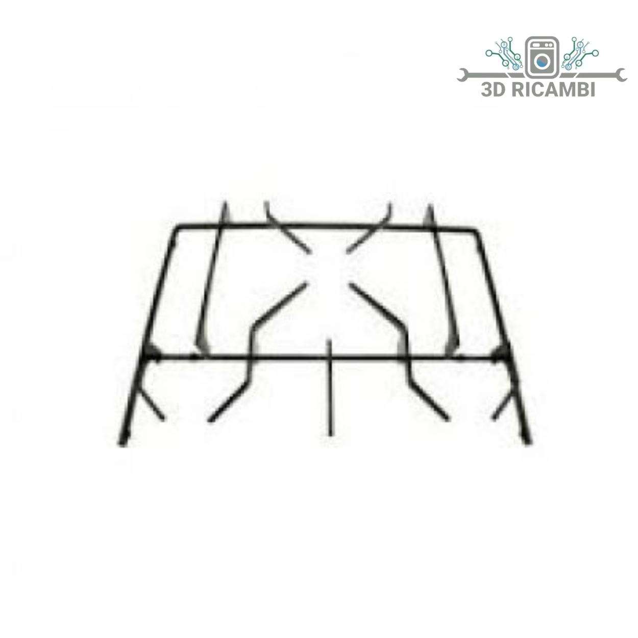 GRIGLIA IN FILO  PER PIANO COTTURA SMEG A 4 FUOCHI 694091787