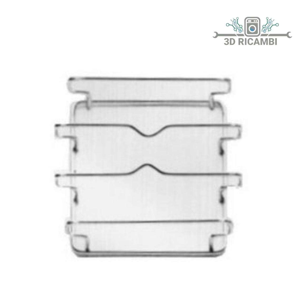 GRIGLIA IN FILO PIANO COTTURA SAMET A 1 FUOCO 174✖️147  F4713