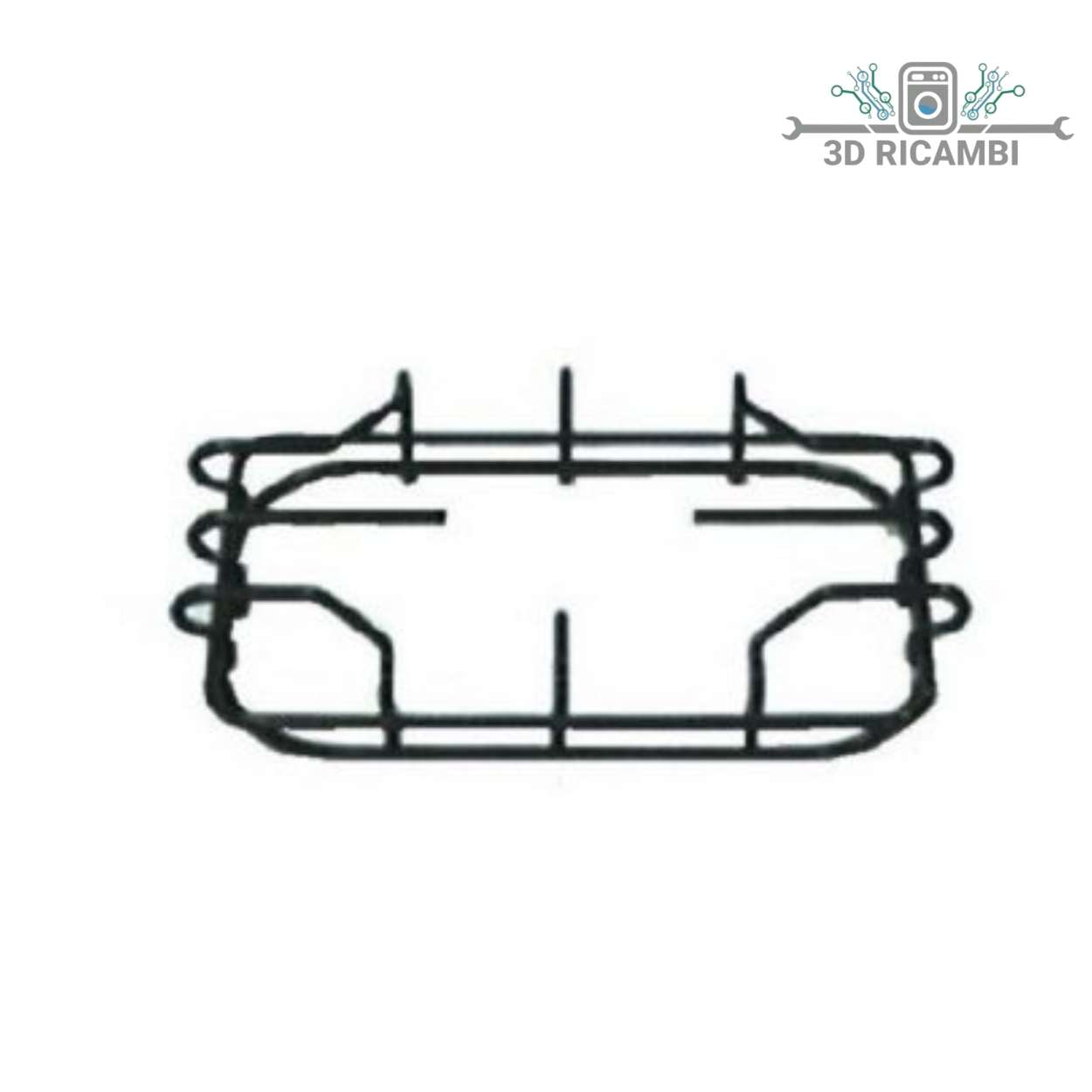 GRIGLIA IN GHISA PER PIANO COTTURA 225✖️140 STAR P5555