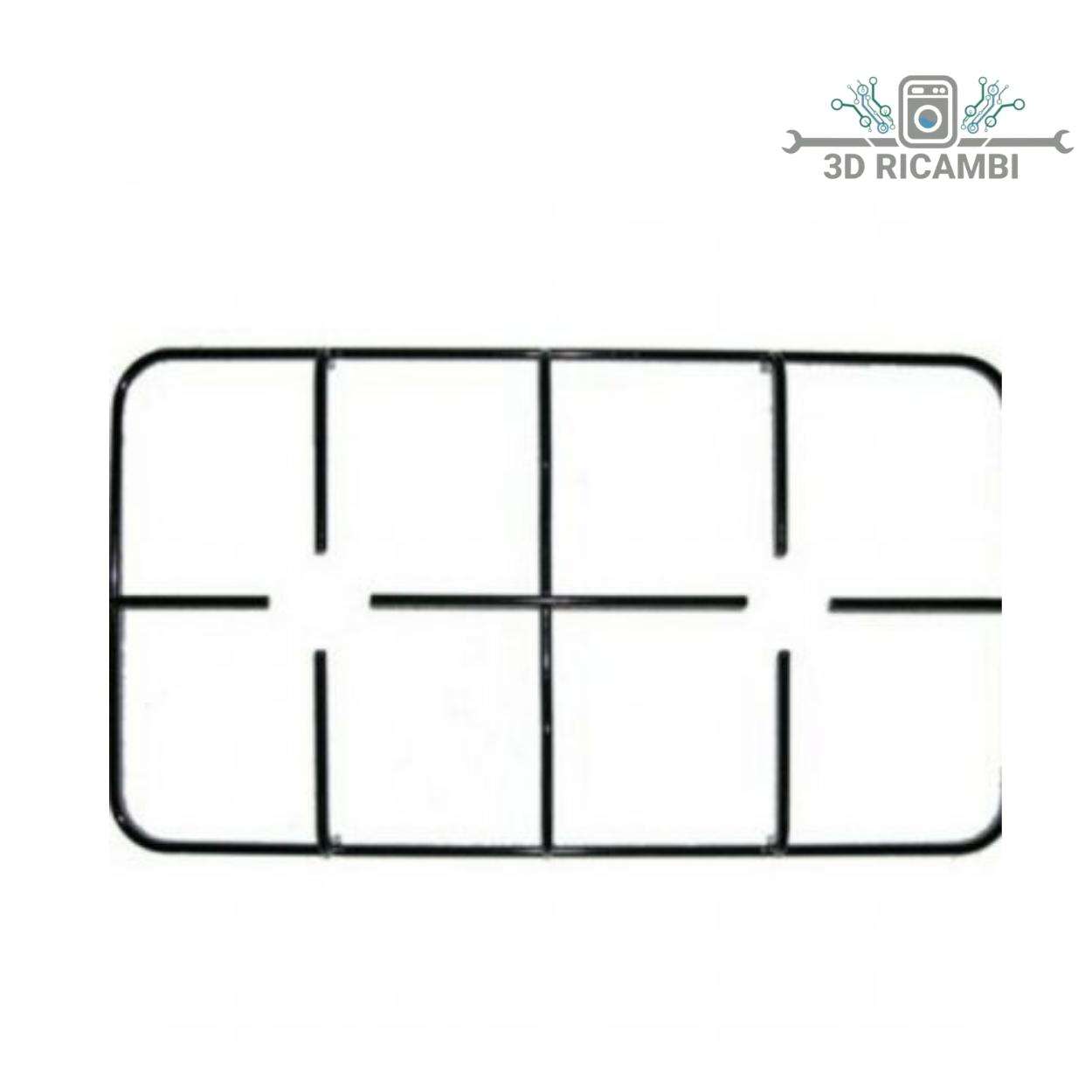 GRIGLIA IN PIATTINA  PER PIANO COTTURA ARDO BOMPANI A 2 FUOCHI 433✖️240 P0471