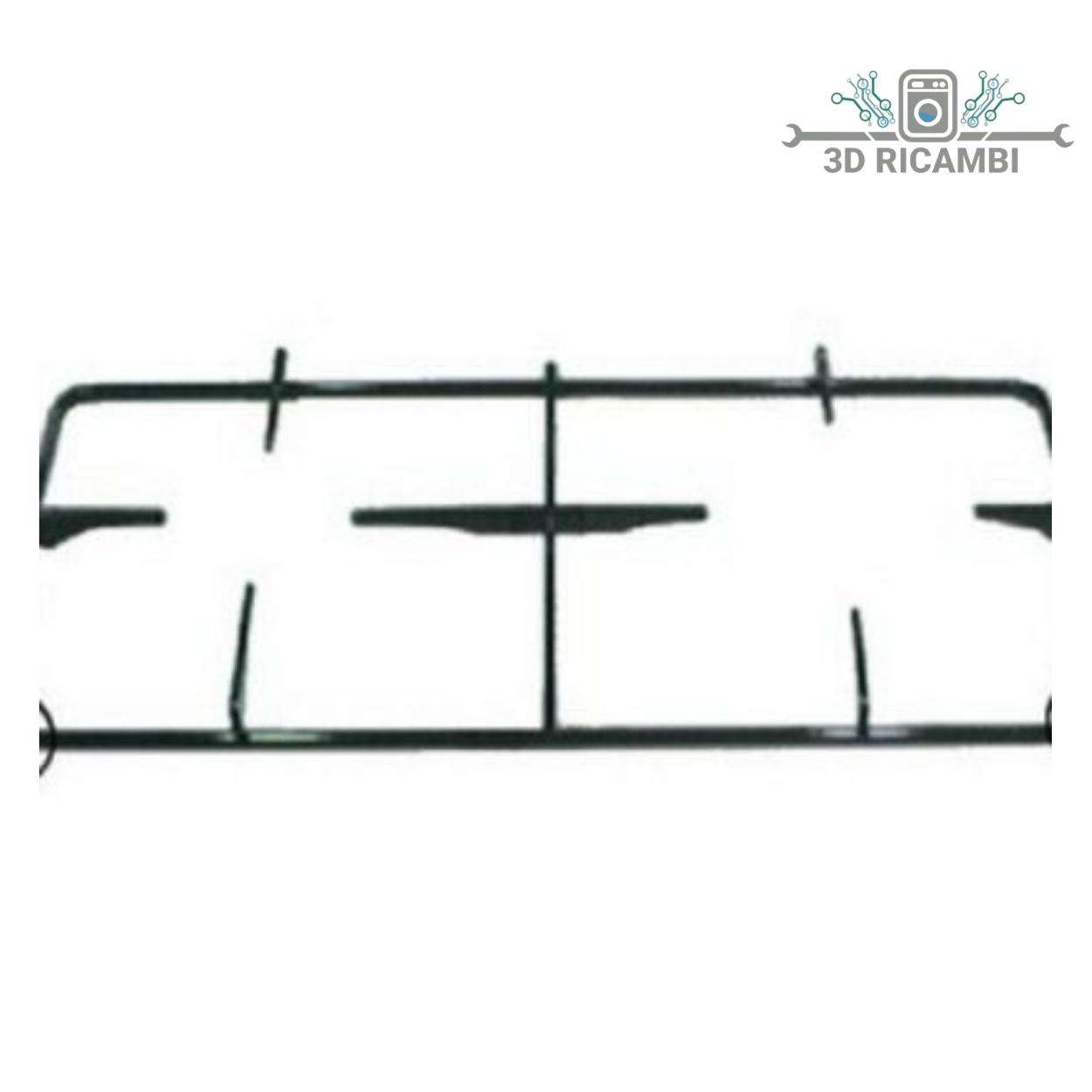 GRIGLIA IN PIATTINA  PER PIANO COTTURA ARISTON ARISTON A 2 FUOCHI 469✖️224 P2753