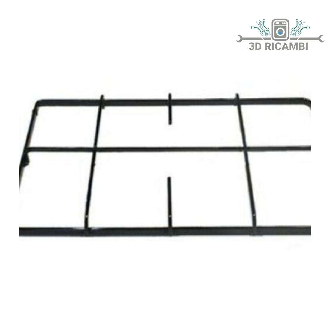 GRIGLIA PIATTINA PIANO COTTURA SMEG A 2 FUOCHI 460✖️221 P5352