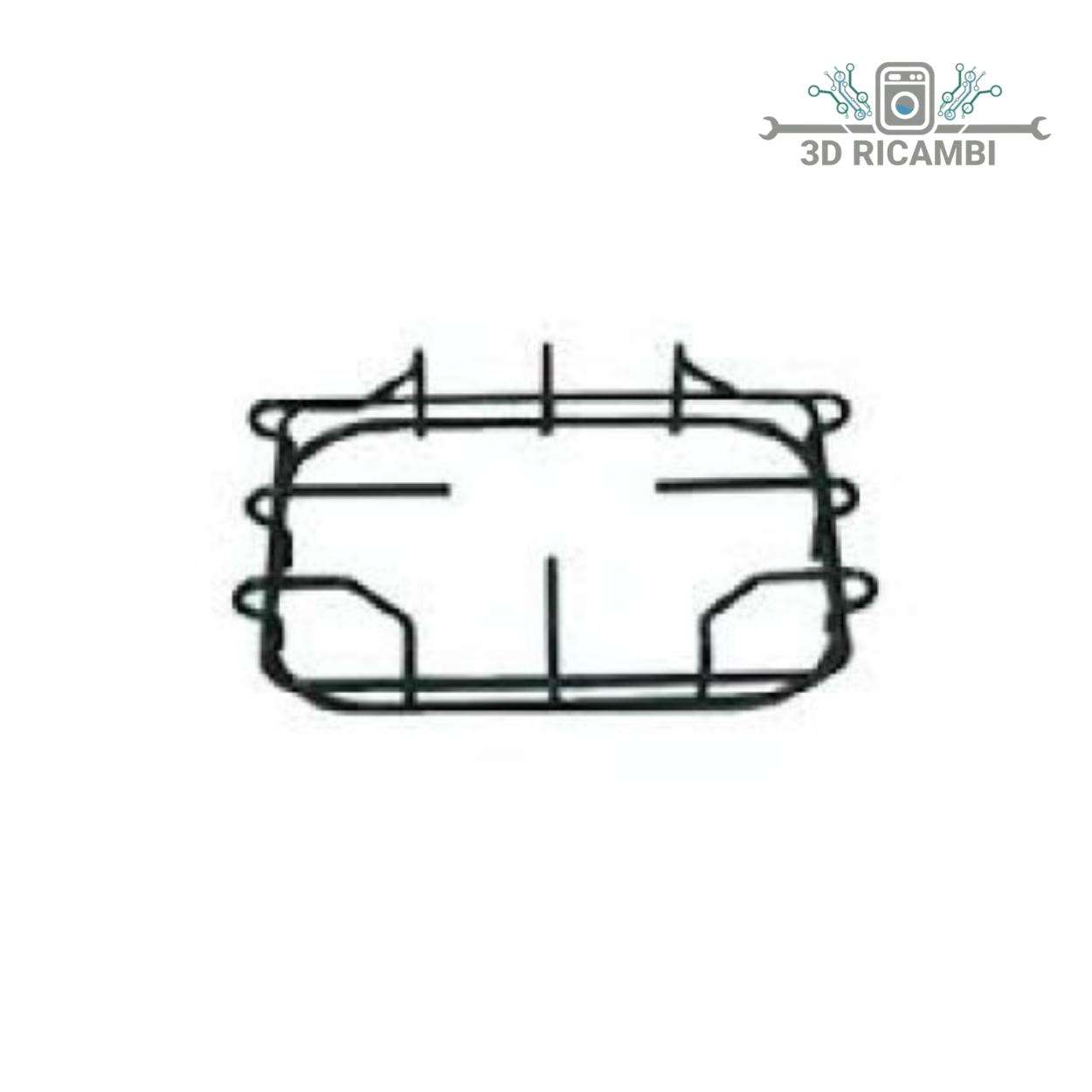 GRIGLIA IN PIATTINA PER PIANO COTTURA CANDY HOOVER STAR 112 A 1 FUOCO  225✖️177 P5553