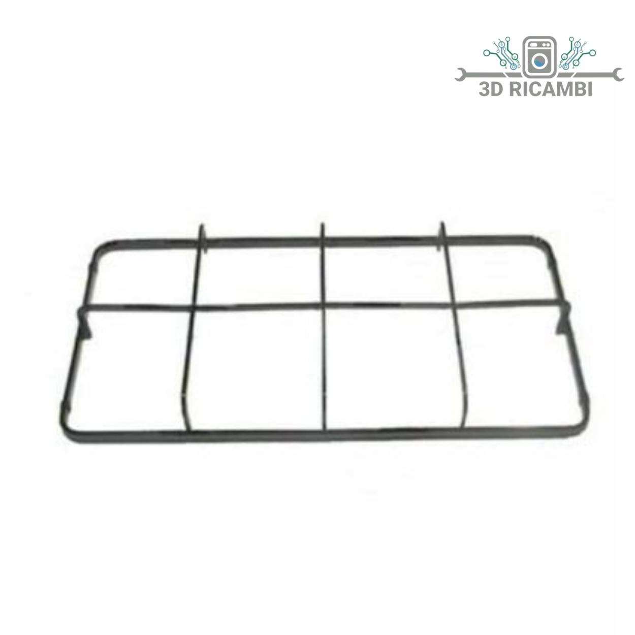 GRIGLIA IN PIATTINA PER PIANO COTTURA ELECTROLUX REX ZANUSSI  A 2 FUOCHI P4478