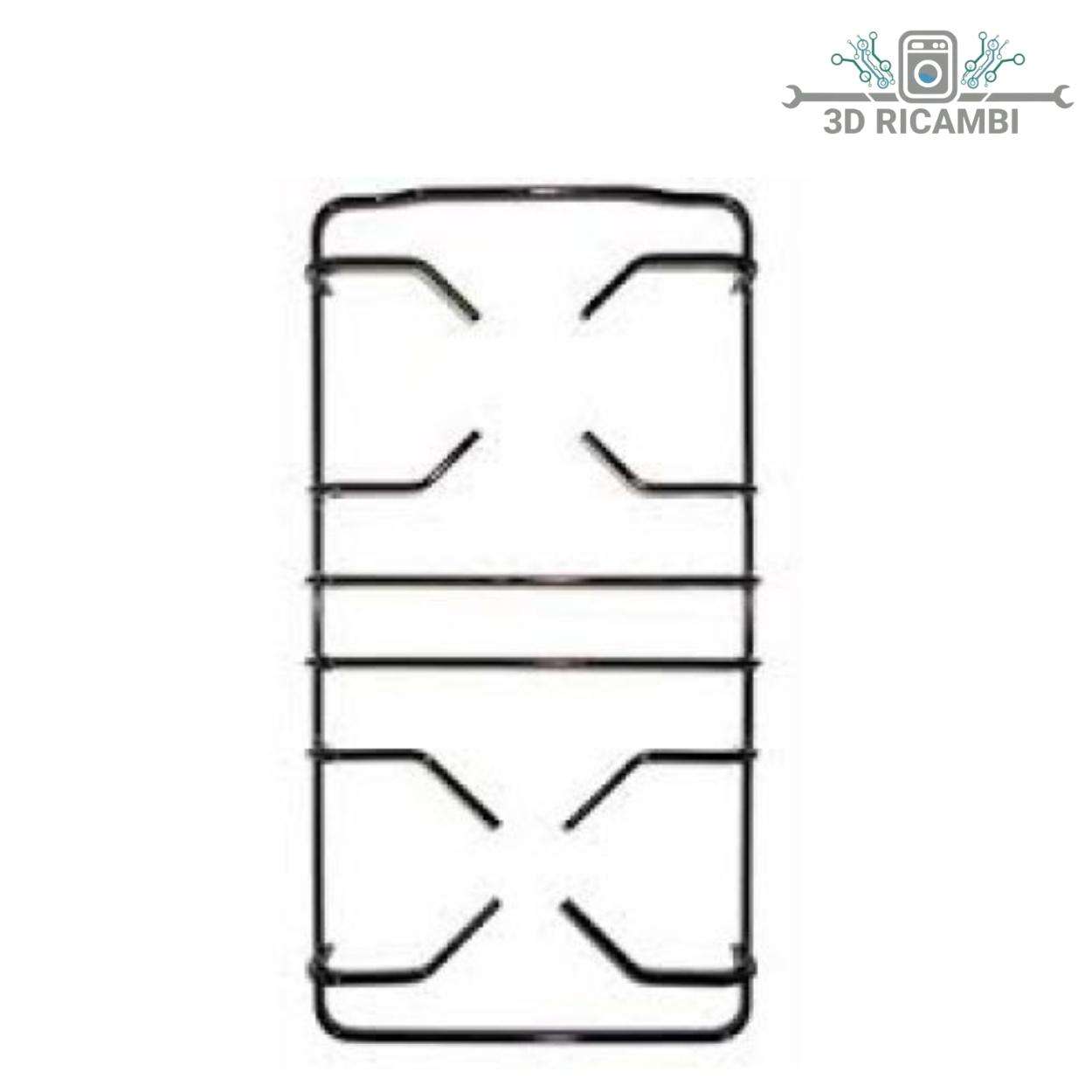 GRIGLIA IN PIATTINA PER PIANO COTTURA FRANKE 133.0042.151 GRIGLIA AUSILIARE  455✖️235