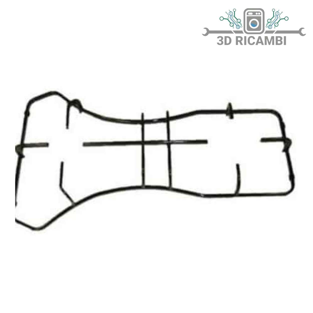 GRIGLIA IN PIATTINA  PER PIANO COTTURA FRANKE A 1 FUOCO 370-390✖️190-21 SINISTRA P1557