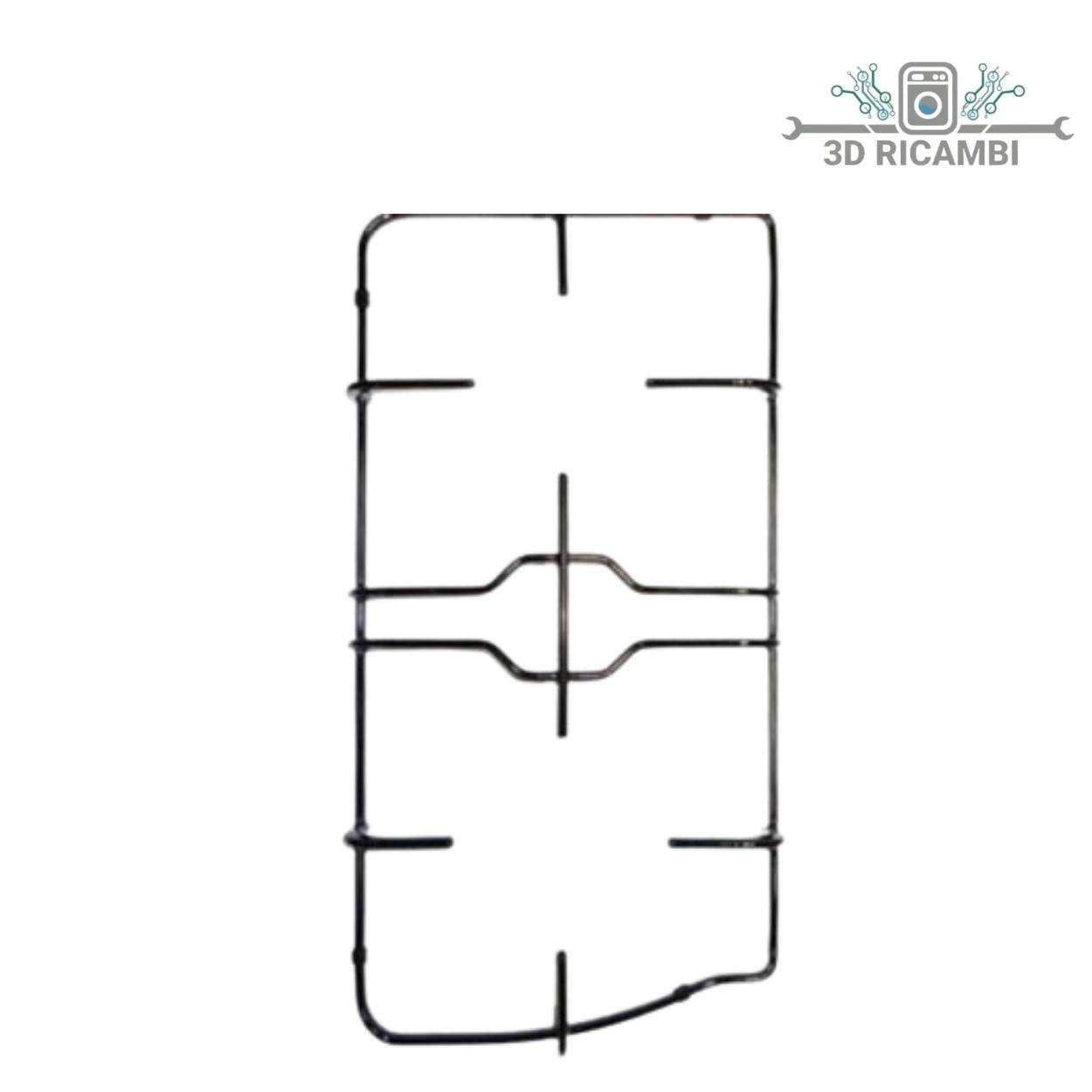 GRIGLIA IN PIATTINA PER PIANO COTTURA FRANKE A 1 FUOCO SINISTRA 422✖️212 P1561