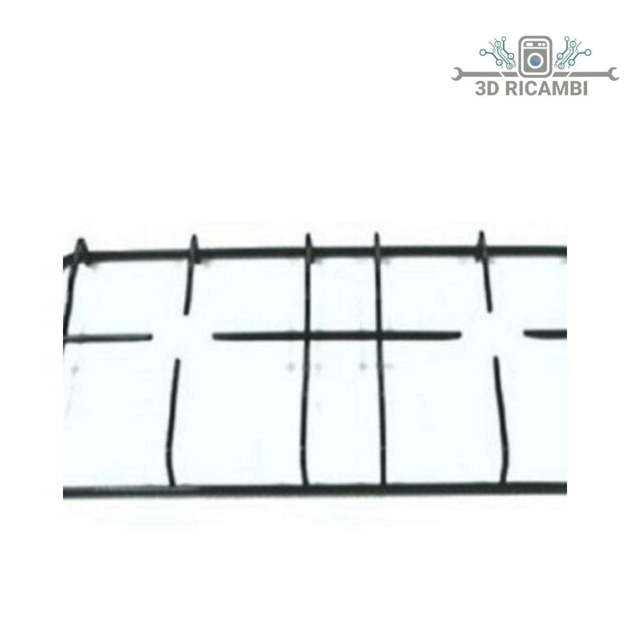 GRIGLIA IN PIATTINA  PER PIANO COTTURA LOFRA A  2 FUOCHI 505✖️260  P3257