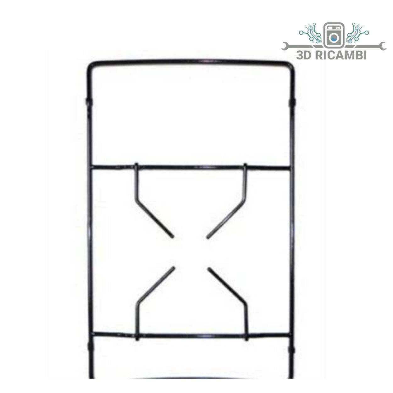 GRIGLIA IN PIATTINA PER PIANO COTTURA NARDI A 1 FUOCO CENTRALE  375✖️240 P3662