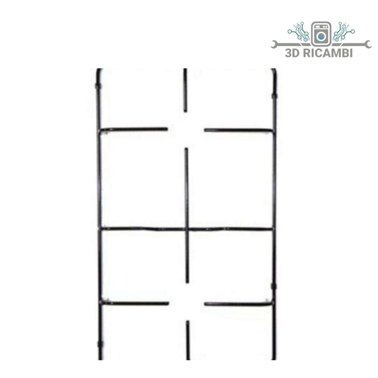 GRIGLIA IN PIATTINA PER PIANO COTTURA NARDI A 2 FUOCHI 455✖️265  P3663