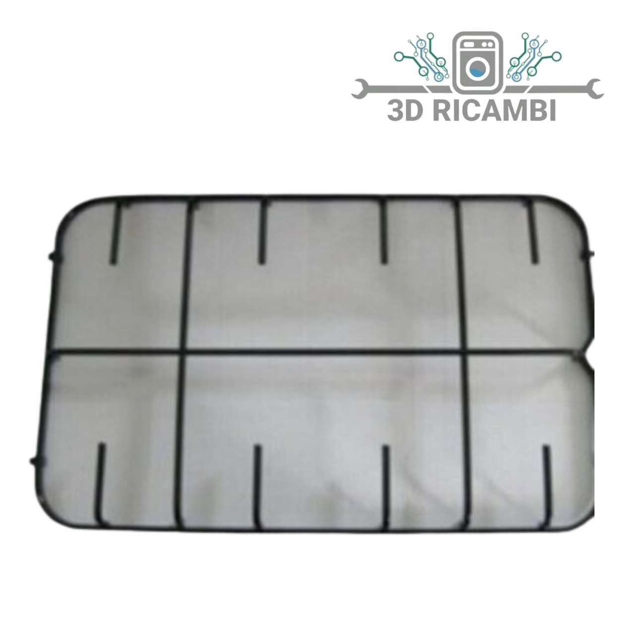 GRIGLIA PIATTINA 2 FUOCHI PER PIANO COTTURA  ARISTON INDESIT 447X285 mm  P2759