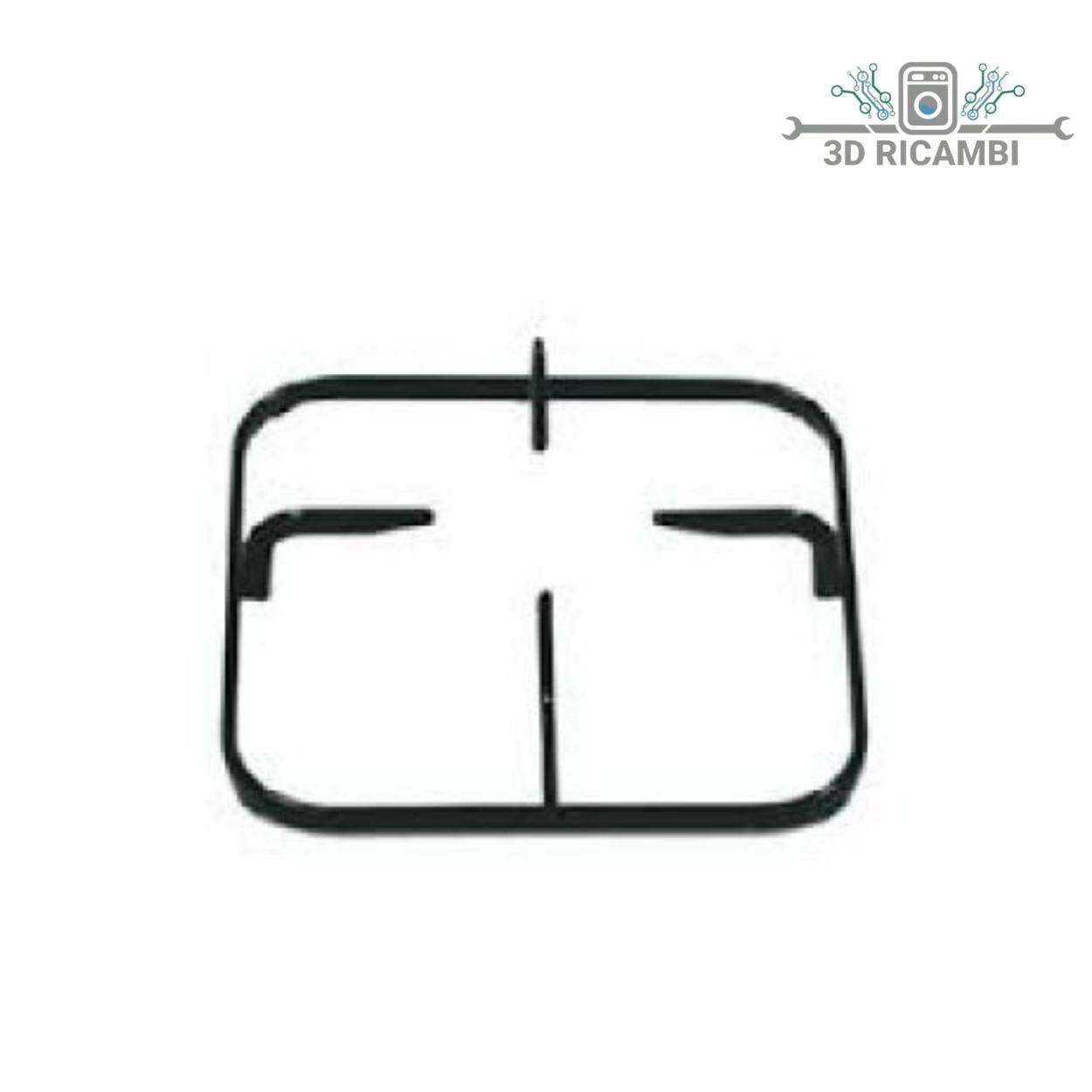 GRIGLIA PIATTINA PIANO COTTURA  NARDI A 1 FUOCO 207✖️210 P3650