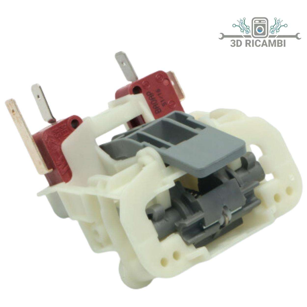 GRUPPO CHIUSURA LAVASTOVIGLIE SMEG ORIGINALE 697690205