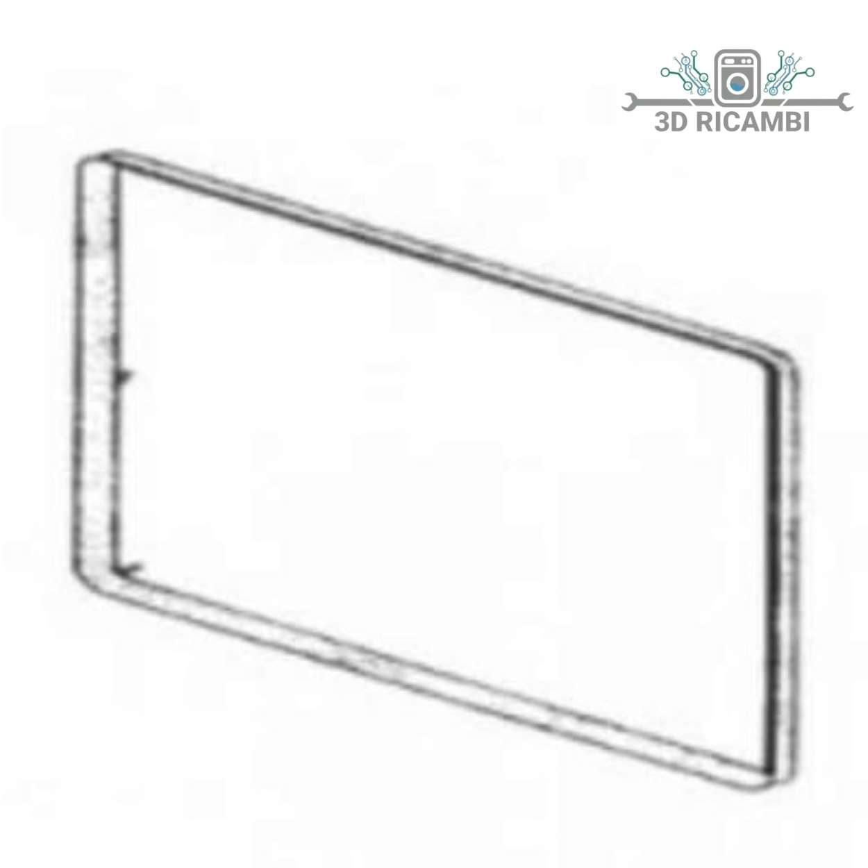 GUARNIZIONE MAXIFORNO 4 LUNETTE LUNGHE PER FORNO SMEG 1715  A5353