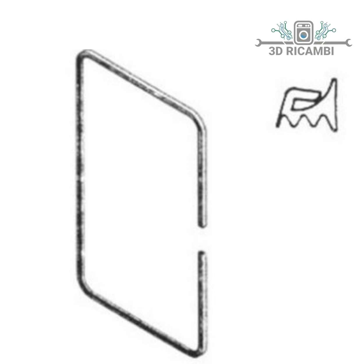 GUARNIZIONE PER PORTA FORNO CUCINA ELECTROLUX ZANUSSI REX 1335mm LUNGA  A6752