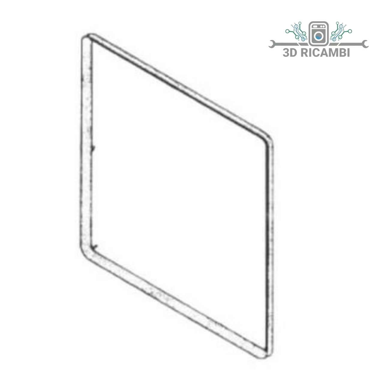 GUARNIZIONE PER PORTA FORNO O  CUCINA GLEM GAS 4 LUNETTE 1525 Lunga  A2153