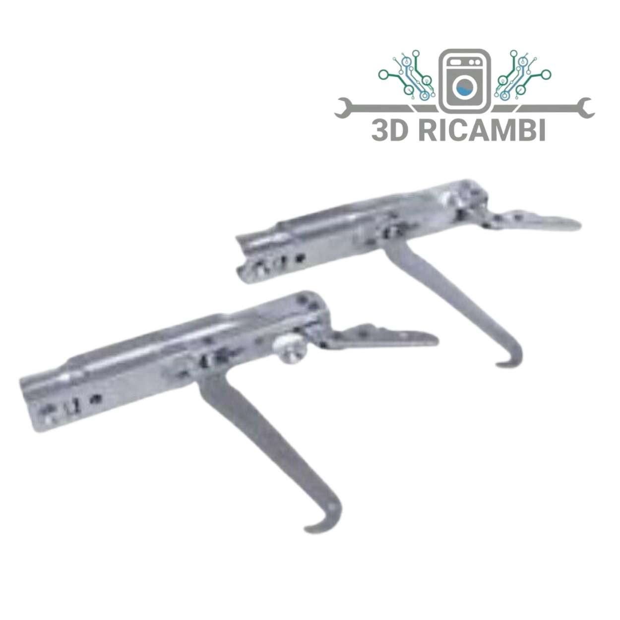 KIT 2 CERNIERE DESTRA + SINISTRA  PER  FORNO TECNOGAS CF5995 CF 5996