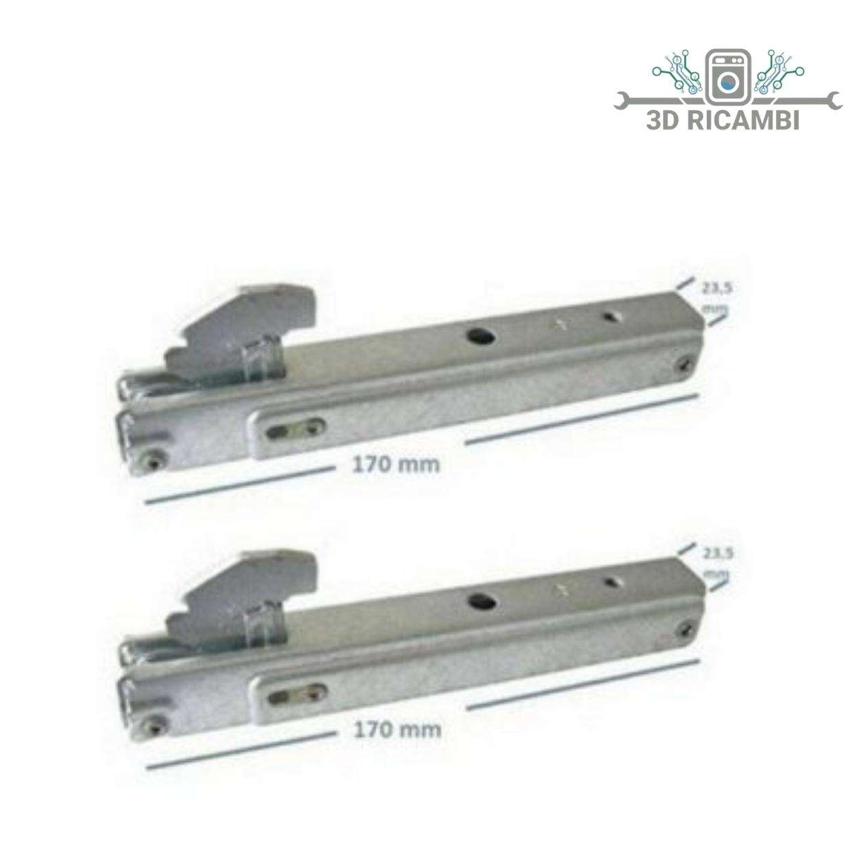 KIT 2 CERNIERE PER  FORNO NARDI ADATTE A  PORTA LEGGERA KCF3694