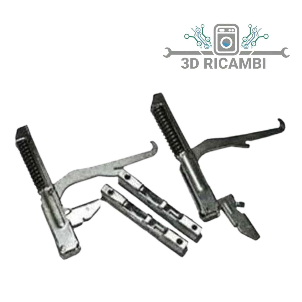 KIT 2 CERNIERE + PORTARULLI PER PORTA FORNO ILVE  KCF2691