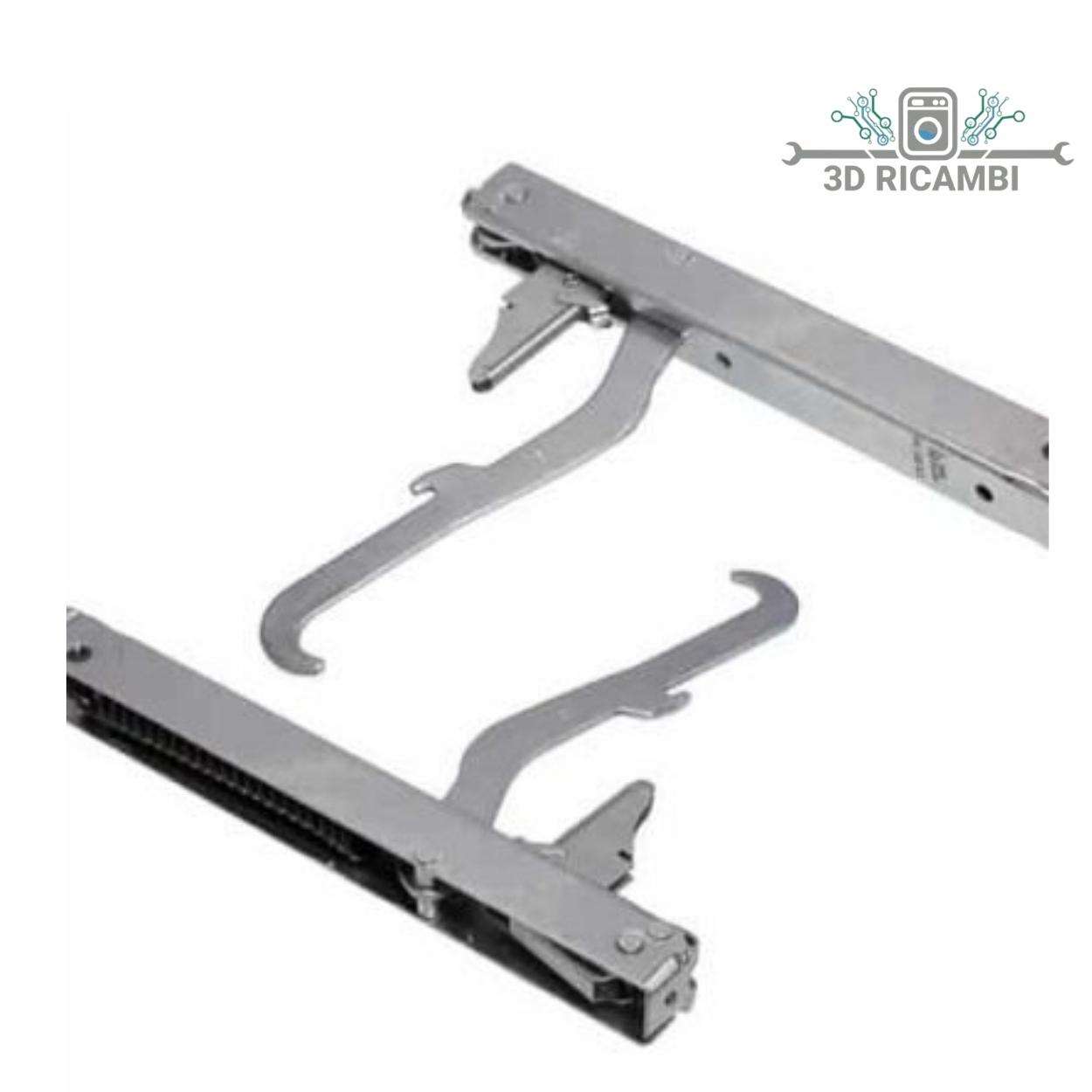 KIT 2 PZ CERNIERE PORTA FORNO ARISTON INDESIT C00264057 ORIGINALI