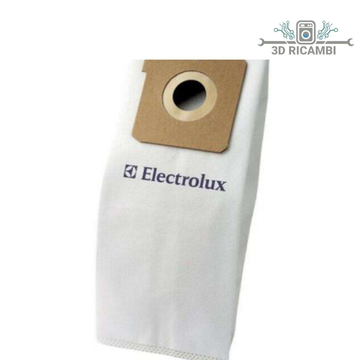 KIT 5 SACCHETTI +1 FILTRO MOTORE  PER  SCOPE A FILO ELECTROLUX REX AEG  TIPO  ES17