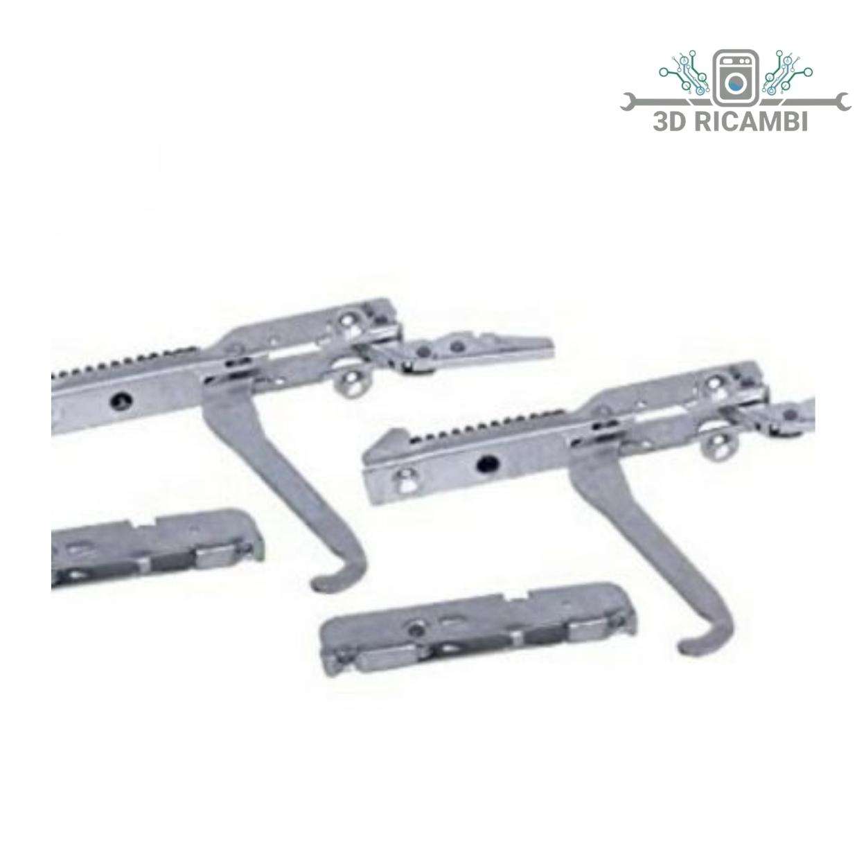 KIT CERNIERE +  CONTROCERNIERE PORTARULLI PER CUCINA E  FORNO SMEG KCF5392