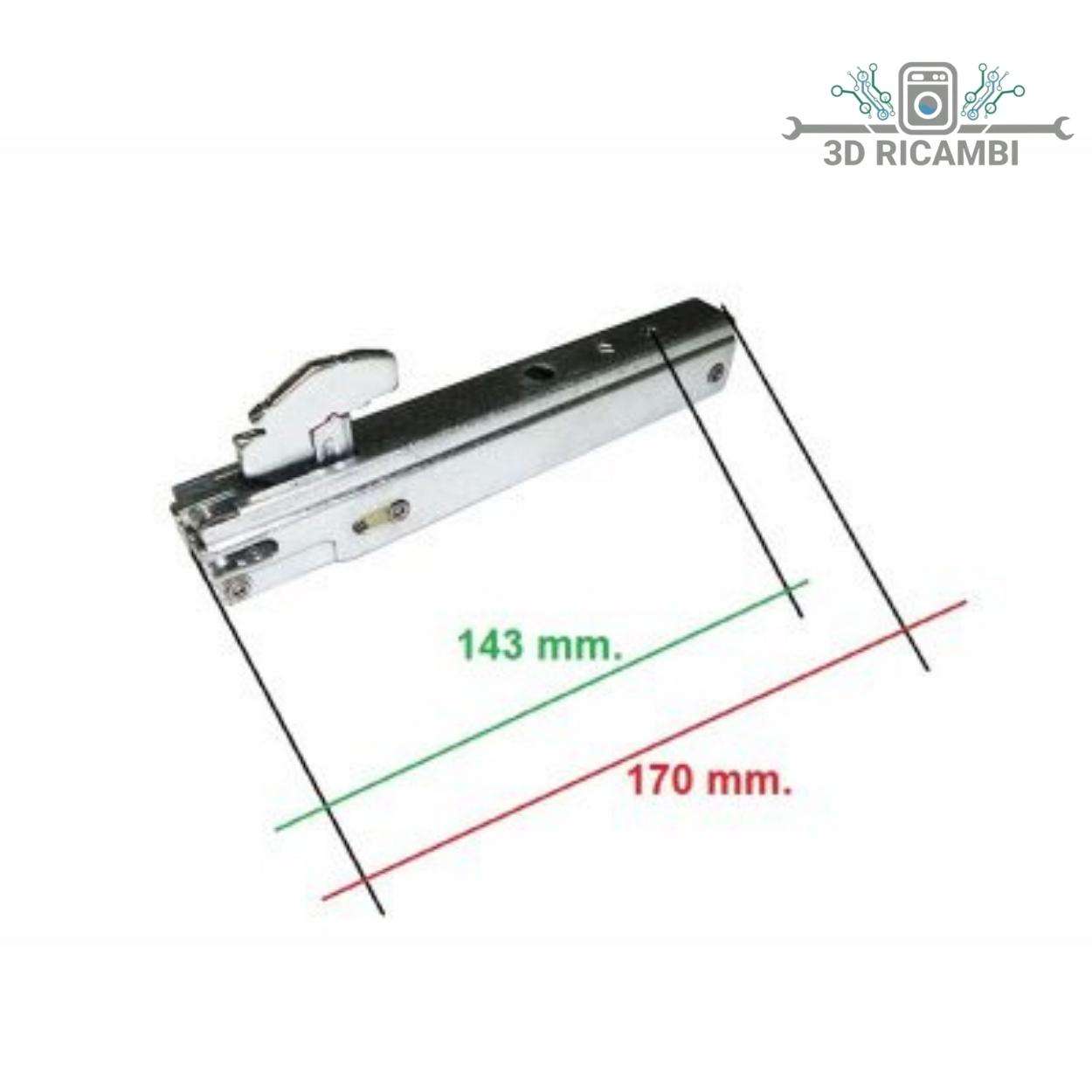 KIT CERNIERE PER LA  PORTA DEL  FORNO PESANTE GLEM GAS FILIP WHIRPOOL IGNIS BAUKNECHT KCF6900