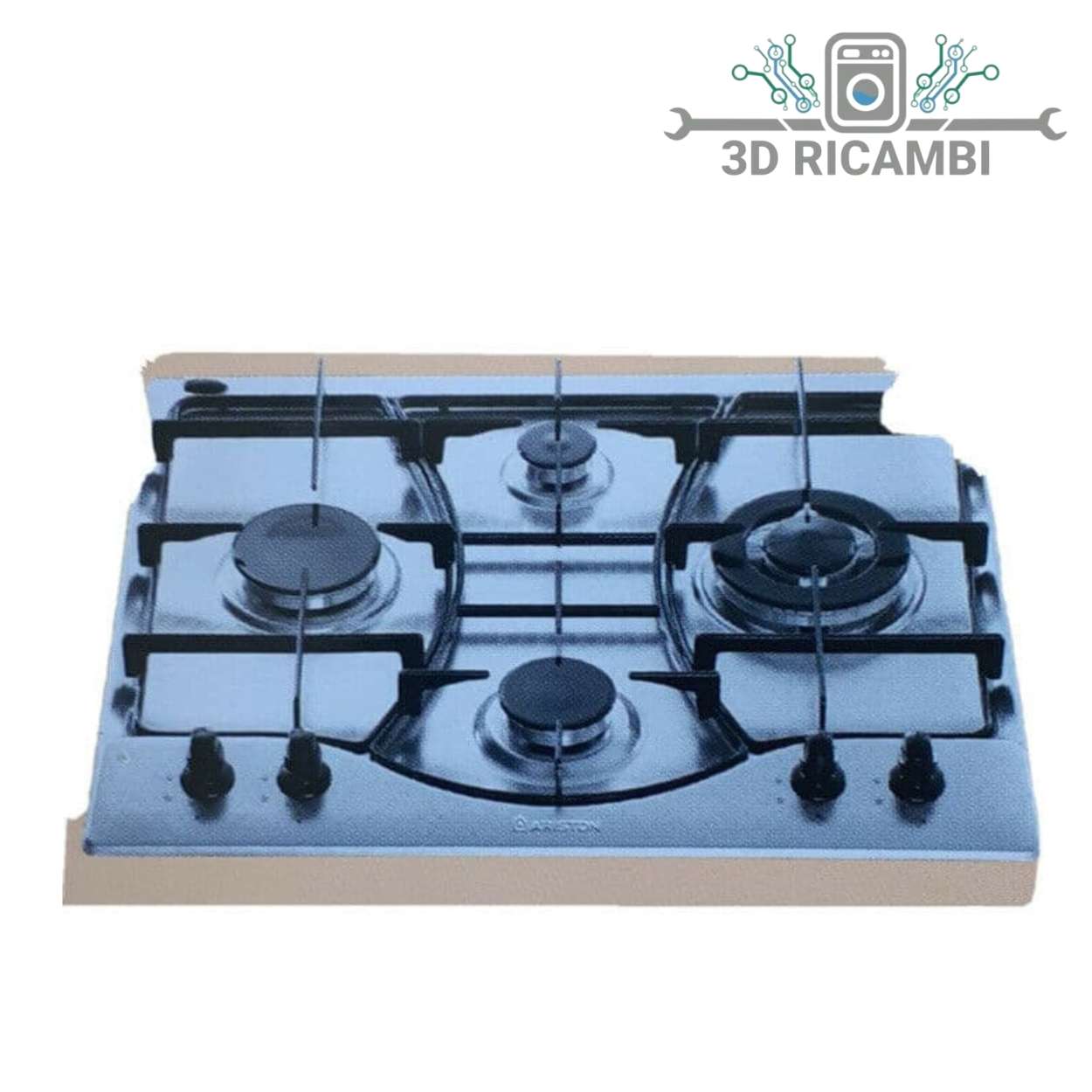 Kit Completo Griglie in Ghisa per Piano Cottura  Ariston Indesit C00097351