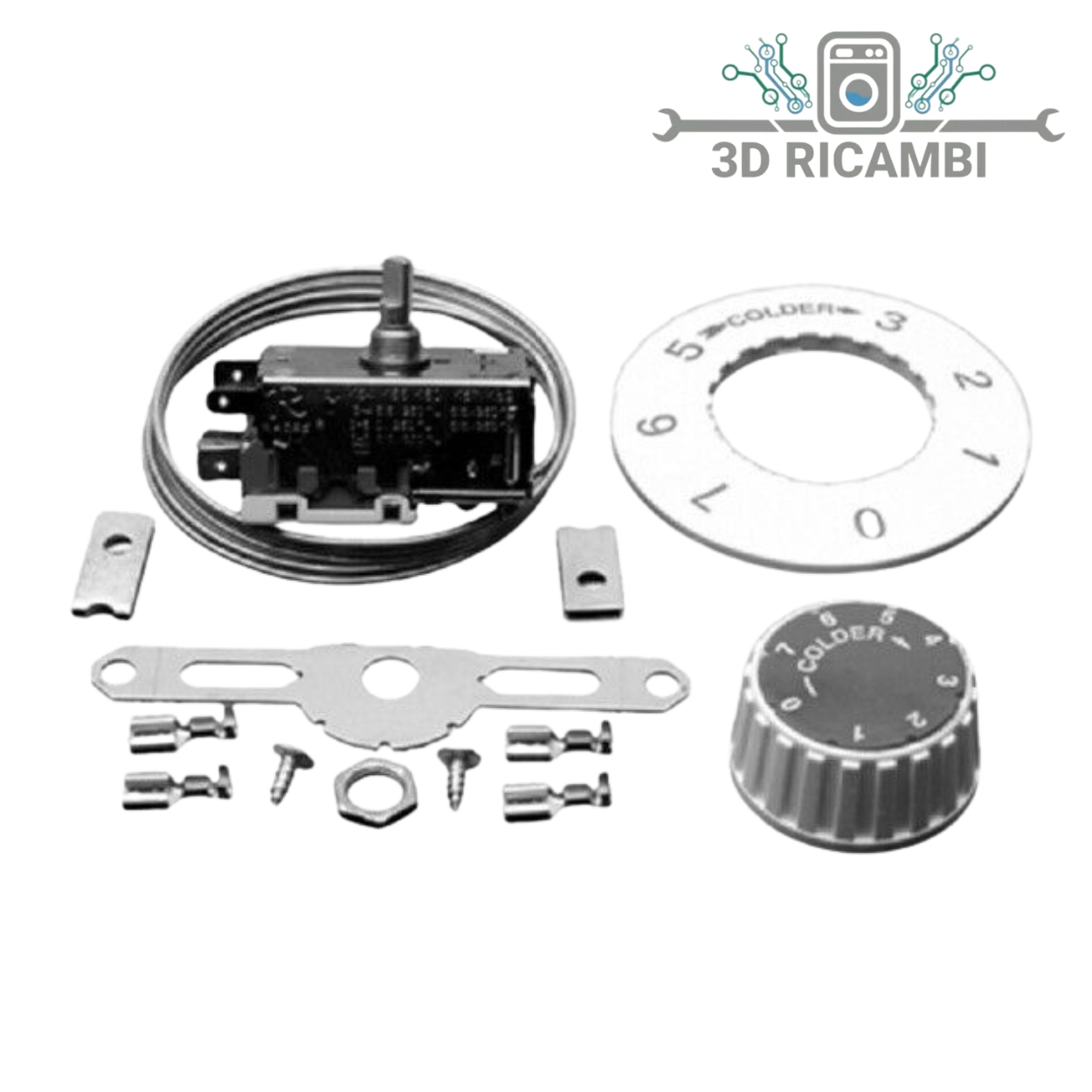 KIT  TERMOSTATO UNIVERSALE PER FRIGORIFERO 21FR45