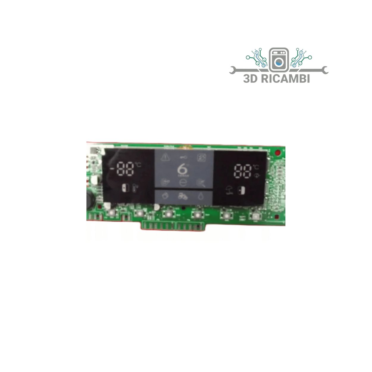 MODULO SCHEDA DISPLAY PER FRIGORIFERO WHIRPOOL IGNIS 480132100487